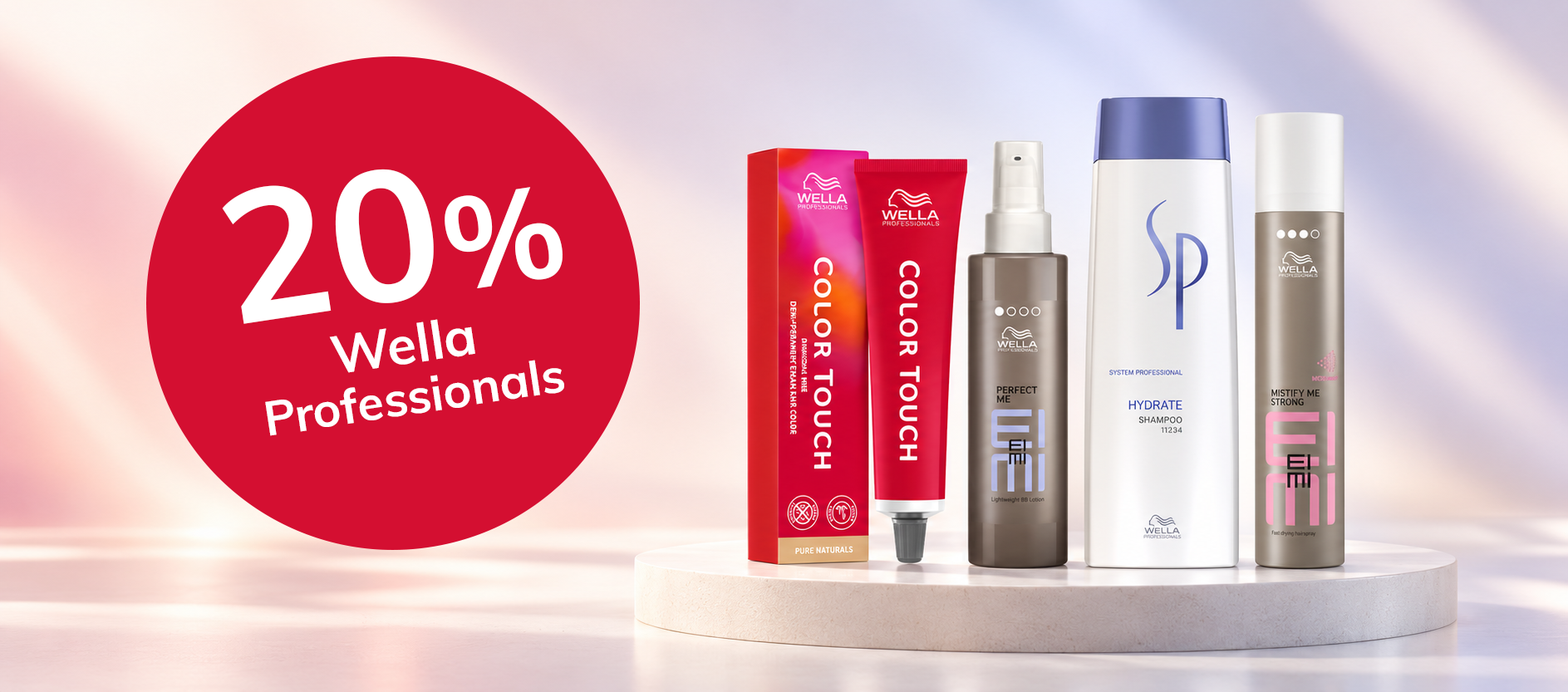 Wella Professionals – 20% rabatt på professionell hårvård och styling